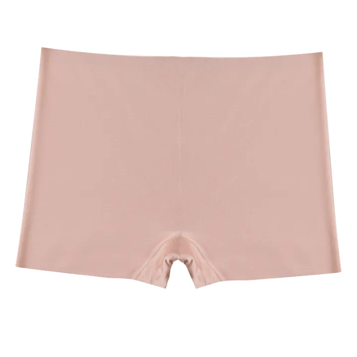 BZEL%203PCS%20Women's%20Panties%20Seamless%20Boxers%20Breathable%20Lingerie%20Comfortable%20Boyshorts%20Silk%20Satin%20Underwear%20Woman%20Sports%20Underpants%20-%20Image%202