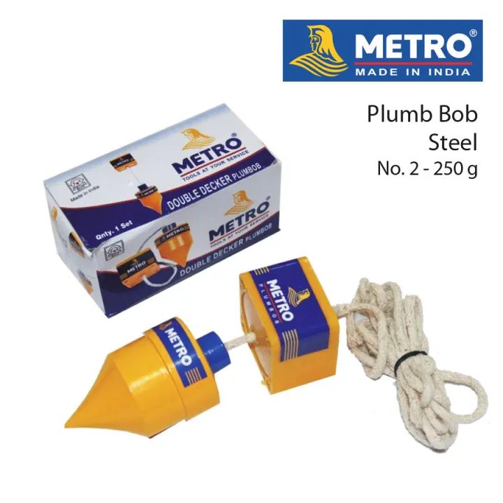Plumb Bob - Steel - No. 2 - 250 g - METRO