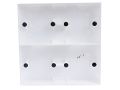 Polycrome  Sunk Box 4 Way Mounting Box -Twin Double (172 x 172 x 30). 
