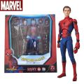 spider man toys Mafex 103 Spider Man Action Figure Toys Spiderman Homecoming Deluxe Edition Multi-accessories Model Statue Doll Collectible Gift. 