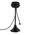 Web Camera USB High Definition Webcam 4 Led Web Cam with MIC Desktop for Skype Youtube Computer PC. 