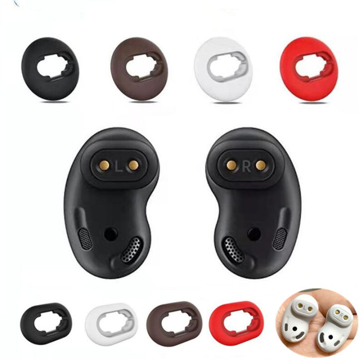 4 Pairs For Galaxy Buds Live Ear Tips Silicone Adapter Ear Wing ...