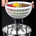 Vegetable Fruits Dryer Salad Spinner Lettuce Spinner Storage Drying Machine Useful Kitchen Tools Vegetable Dehydrator. 