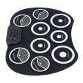 9 Pads Electronic Drum Set Drum Practice Pad Electronic Drum Kit for Practice. 