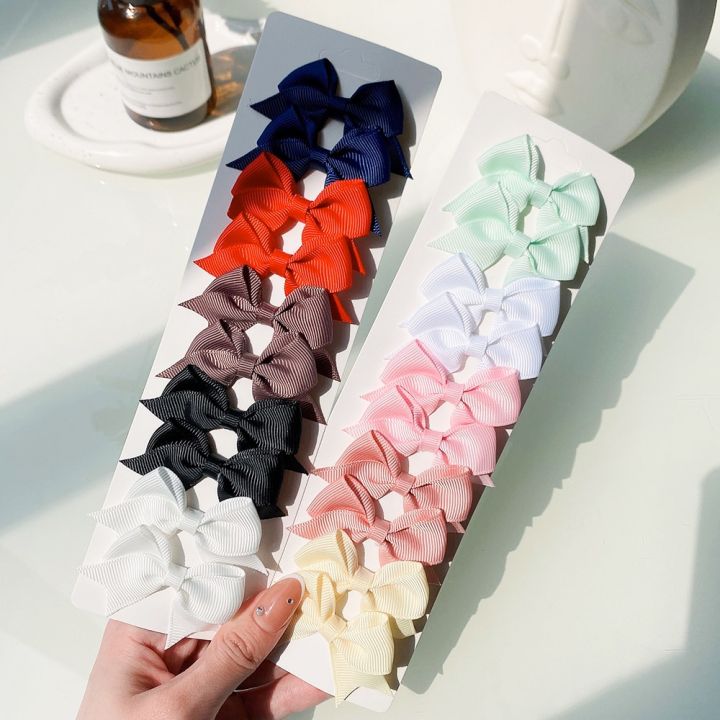 10Pcs/Set%20New%20Solid%20Ribbon%20Bowknot%20Hair%20Clips%20For%20Baby%20Girls%20Handmade%20Cute%20Bows%20Hairpin%20Barrettes%20Headwear%20Kids%20Hair%20Accessories%20-%20Image%205