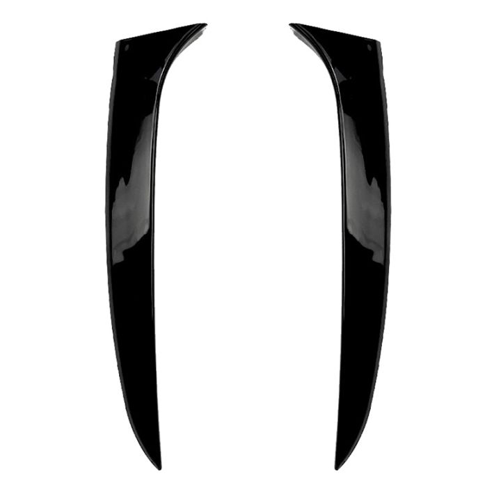 Rear Window Side Spoiler-1 Pair Rear Window Side Spoiler-Black