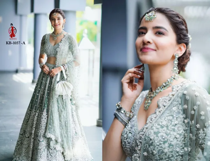 Senora Semi stitched bridal wear Lehenga Choli