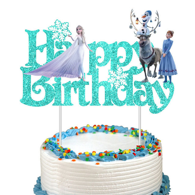 Cartoon%20Cake%20Flag%20Frozen%20Elsa%20Anna%20Rapunzel%20Jasmine%20Tiana%20Princess%20Mickey%20Minnie%20Mouse%20Birthday%20Cake%20Baking%20Decoration%20-%20Image%204