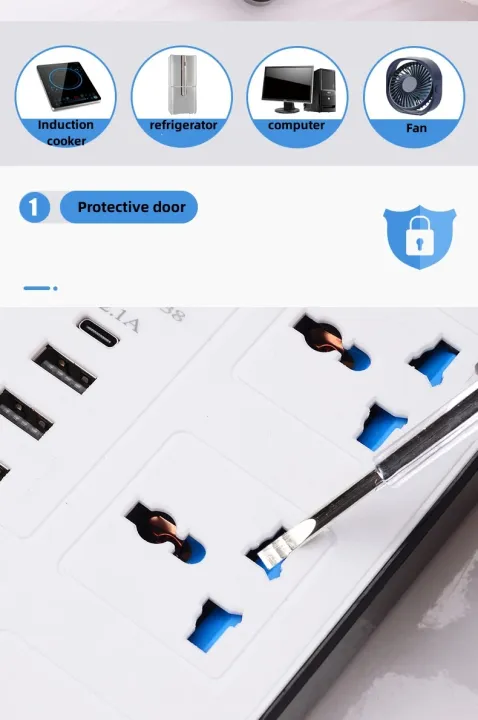 Multi%20Plug%20With%20Wire%20Code%203%20in%201%20USB%20Ports%20Type%20C%20port%204%20Power%20Socket%202M%20length%20Wire%20Code%20-%20Image%203