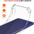 For Samsung Galaxy A10 / M10 Back Cover Shockproof Transparent Soft TPU Silicone Protector Phone Case with Shock Absorption Bumper Corners. 