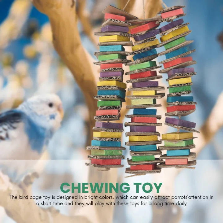 NAMUNY%20Parrot%20Toys%20for%20Large%20Birds%20Cardboard%20Big%20Bird%20Toys%20African%20Grey%20Parrot%20Toys%20Natural%20Wooden%20Bird%20Cage%20Chewing%20Toy%20with%20Clip%20-%20Image%208