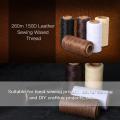 260m 150D 0.8mm Leather Sewing Hand Stitching Waxed Thread String Cord for Leather DIY Crafts. 
