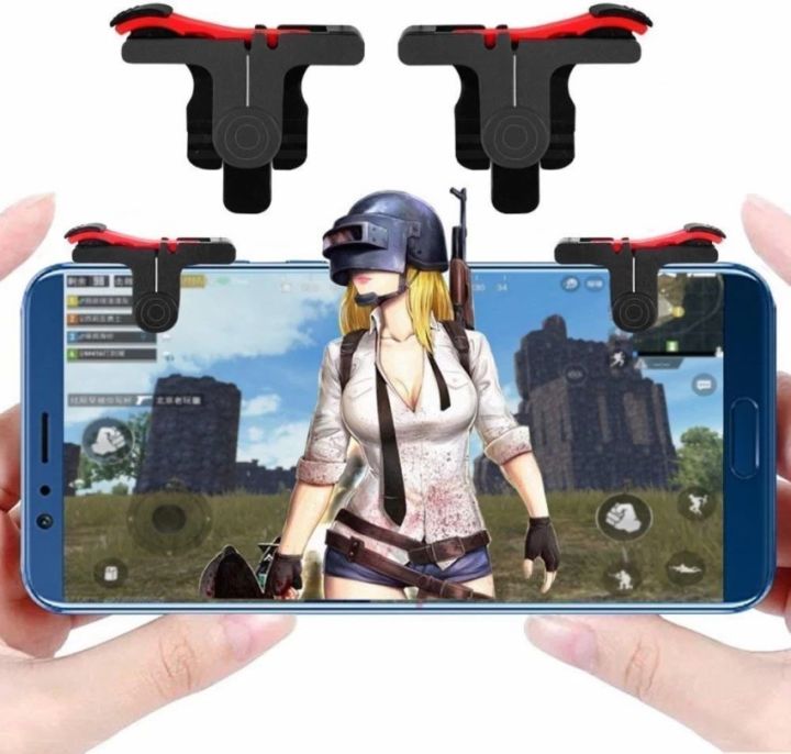 Mobile Phone Gaming Trigger Fire Button L1 R1 Sh00ter Controller For ...