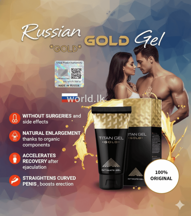 Original Tantra Russian GOLD Titan Gel 50ml HB 27 Special Men with Authentication Code