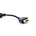 【support】 Round Jack to Square Plug Adapter Charger Power Converter For Lenovo Thinkpad.