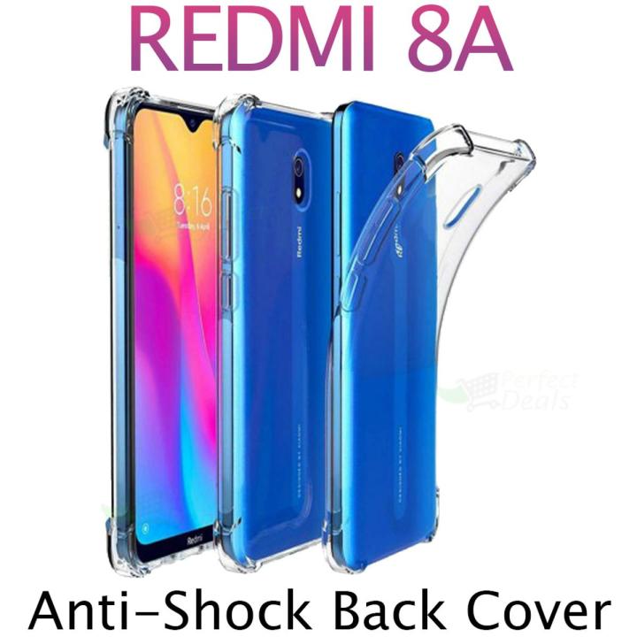 Shopila Redmi 8A Soft Silicone TPU Case with anti-shock protection hardy edges fully transparent cover bumper case For Redmi 8A