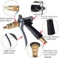 High Pressure Water Gun Sprayer Car Wash Water Spray Gun Brass Metal Garden Hose Gun. 