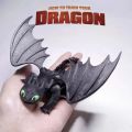 Movie Character Cartoon 3D Toothless Dragon Figure Lovely Cute Night Fury Dragon Figure Black and White How To Train Your Dragon Toothless Joint Model Anime Collection. 