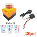 Diy Personalized Desk Computer Pc Wireless Power-On Button Starter Wireless Remote Control Pc Switch With Sticker. 