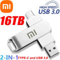 Xiaomi Pen Drive 16 TB 8TB USB 3.0 Flash Metal Drive 2TB Large Capacity High-Speed Transfer Storage Waterproof Memory U Disk. 