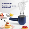 4X Cordless Hand Mixer Twin Stick Electric Whisk USB Rechargeable Handheld Electric Mixing 3 Speed Egg Beater for Baking. 