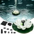 Solar Water Pump Pool Solar Fountain Lotus Design Garden Decoration Fountain 7V 1.2W. 