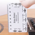 Guitar Neck Ruler Widely Use Musical Instruments String Action Ruler. 