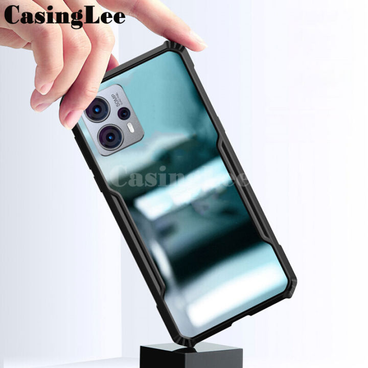 For Moto G23 Case Transparent Clear Air Protector Soft Frame Hard Armor for Motorola G23 Back Cover Phone Cases