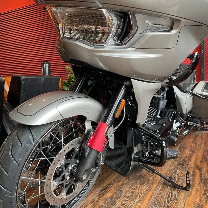 Motorcycle%20Front%20Fork%20Guards%20Dust%20Protection%20Lower%20Fork%20Leg%20Deflector%20Shield%20for%20Touring%20CVO%20Road%20Glide%20Black%20-%20Image%203