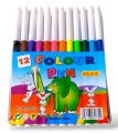 Platignum Set 12 Colors Platignum Pens Kids Nursery & School Usage for Boys & Girls. 