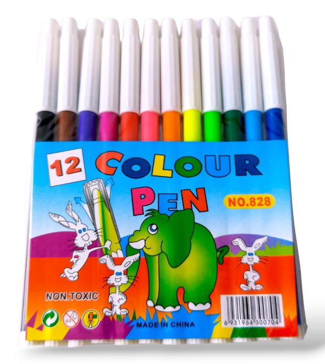 Platignum%20Set%2012%20Colors%20Platignum%20Pens%20Kids%20Nursery%20&%20School%20Usage%20for%20Boys%20&%20Girls%20-%20Image%203