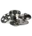 Stainless Steel Idly Panai / Idly Cooker / Idly Maker Good Quality 2 Idly Plates with Steamer. 