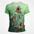 Shark Thon Graphic T Shirt for Men Deep Sea Animals 3D Fashion Printed T-shirt Summer Women Clothes Tee Kids Tops Customized. 