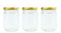 Glass Jar 250g TT One Jar for Spices, Tea, Coffee, Sugar, Powder, Kitchen, Food Set 1Pc/3Pc/12Pc. 