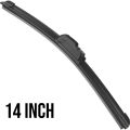 Auto Car All seasons Windshield Wiper Blades Refills Natural Rubber Strips for 3 Stage Type of Wiper Blade 12, 13, 14, 15, 16, 17, 18, 19, 20, 21, 22, 23, 24, 25, 26 INCH Sizes Available. 