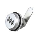 Mail Box lock-2 x 3-Digit Combination Camlock-silver. 