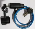 Bicycle / Bike Safety Cable Lock with holder 2 key. 