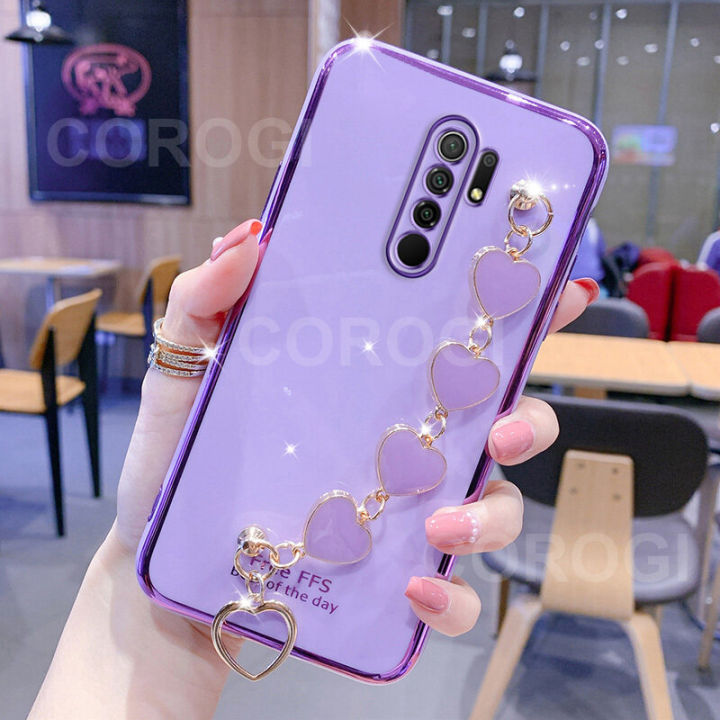 For%20Xiaomi%20Redmi%209%20Back%20Cover%20with%20Love%20Heart%20Chain%20Wrist%20Strap%20Fashion%20Bracelet%20Shiny%20Plating%20Bumper%20Protective%20Case%20Silicone%20Shockproof%20Mobile%20Phone%20Cases%20-%20Image%203