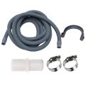 1set Washing Machine Drainage Pipe Hose,Washer Drain Hose & 2 Pcs Japanese Version 32mm Hose Coupling Vacuum Hose. 
