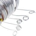 Silver Aluminum Craft Wire 1 mm 1.5 mm 2 mm 2.5 mm and 3 mm in Thickness Aluminum Wire Rolls for DIY Sculpture and Craft. 