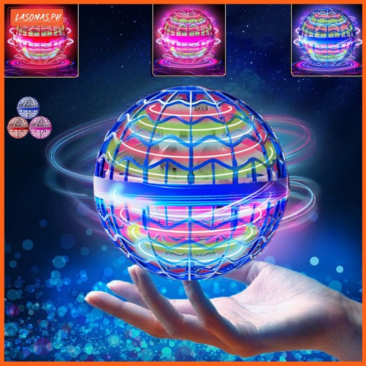Fly Ball Spinner Magic Belt LED Light Drone Hover Ball Flying Boomerang ...