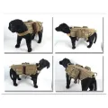 Pawaca Tactical Dog Molle Vest Harness Military Training Dog Pet Dog Nylon Harness Jacket(L). 