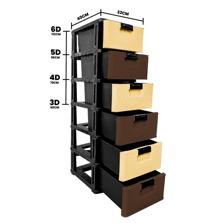 in Plastic Cupboard Rattan Type Baby Drawer Wardrobe Cupboard