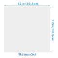 ARELENE 60Pcs Clear Mylar Stencil Sheets 12 Inch Blank Stencil Material Sheets,for Compatible & Silhouette Cutting. 