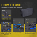 Coax Compression Tool Kit Coax Crimper and Rg6 Crimping Tool Wire Stripper Tool with 20 PCS F Compression Connectors. 