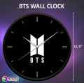 BTS Logo Wall Clock  K-Pop Big Size Wall Clock- Quality Wall Clock. 