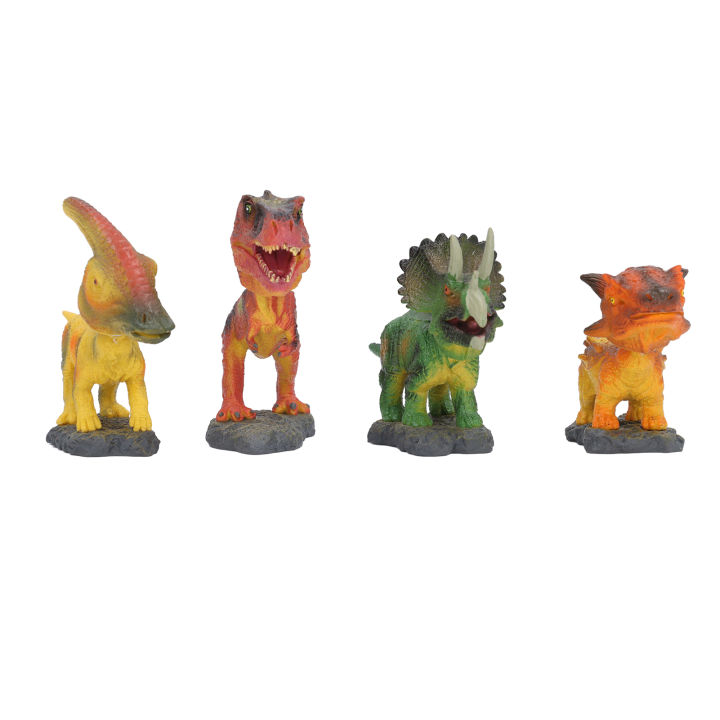 Dinosaur%20Toy%20Set%204pcs%20Shaking%20Head%20Dinosaur%20Toy%20Realistic%20for%20Kids%20-%20Image%206