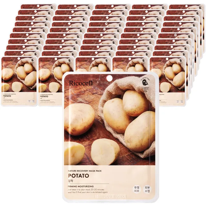 Ricocell%20Potato%20Essence%20Korean%20Facial%20Mask%20Sheet%201Pcs%20Moisture%20Face%20Mask%20Sheet%20Skin%20Care%20For%20Women%20&%20Men%20-%20Image%202