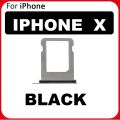 iPhone X SIM Card Tray black. 