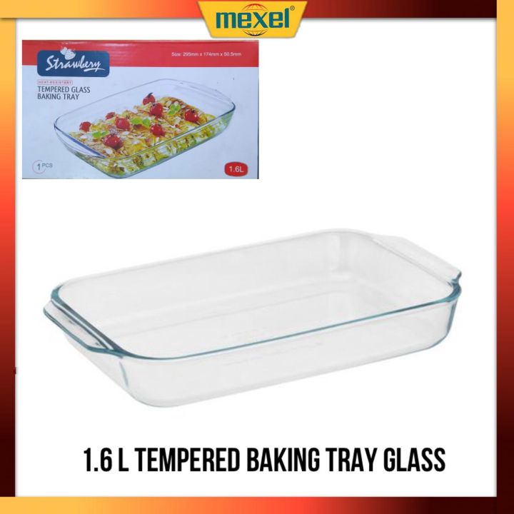 1.6L TEMPERED GLASS BAKING TRAY